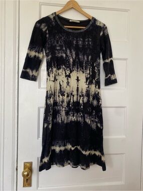 Samantha Sung hand dyed tencel and wool knit dress